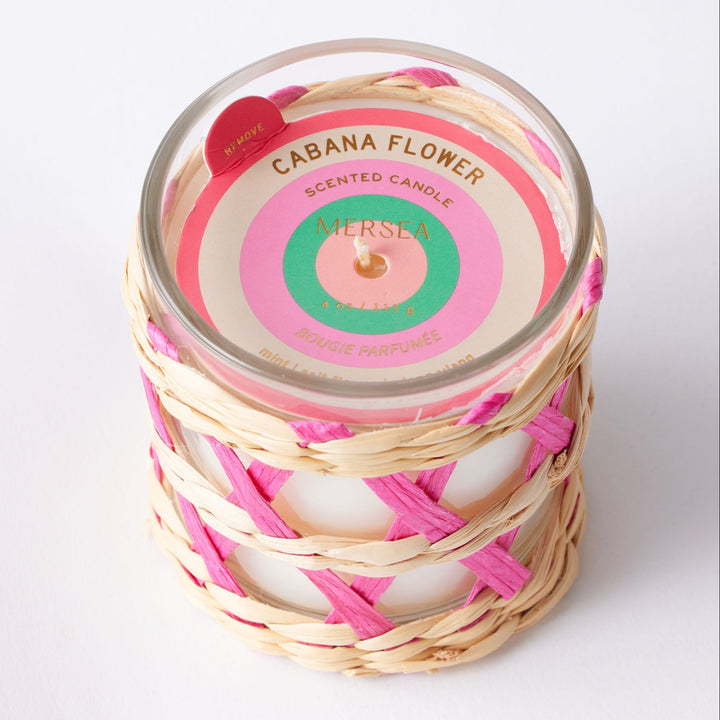 Cabana Flower | Seagrass Candle