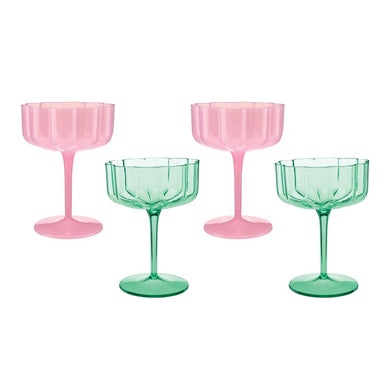 Palm Beach Coupe Glasses | Set Of 4