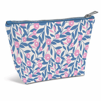 Blushing Dahlias Clutch Cosmetic Pouch