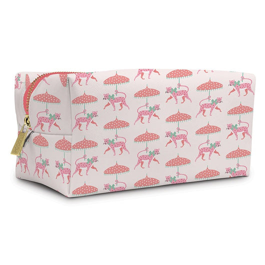 Leopard on Parade Cosmetic Loaf Pouch