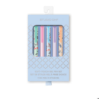 Birds in the Cherry Tree Soft-Touch Gel Pen Set