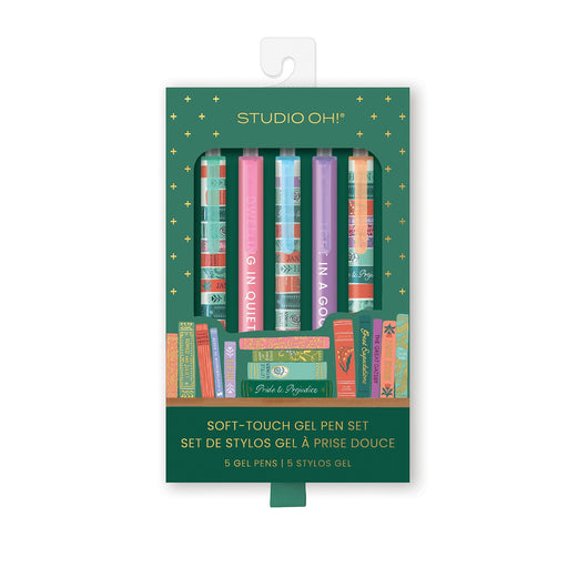 Cozy Reads Soft-Touch Gel Pen Set