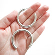 Silver Hoop Earrings