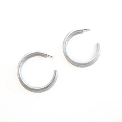 Silver Hoop Earrings