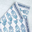 Palmetto Table Throw | Blue