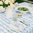 Palmetto Table Throw | Blue