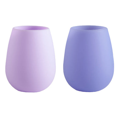 Fegg Stemless Glasses | Tanzanite + Amethyst