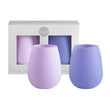 Fegg Stemless Glasses | Tanzanite + Amethyst