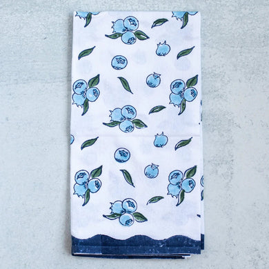 Mended Tea Towel | Blueberry