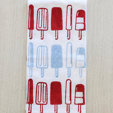 Mended Tea Towel | Popsicles