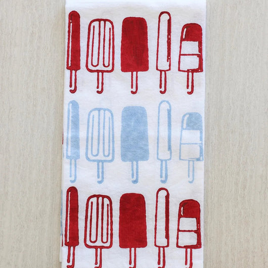 Mended Tea Towel | Popsicles