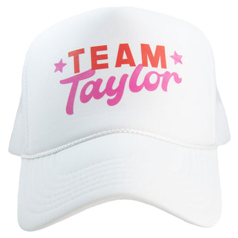 Team Taylor Trucker Hat | White