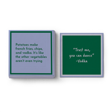 Drinks on Me Napkin | Trust Me