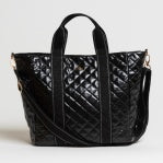 On the Clock | Black Quilted