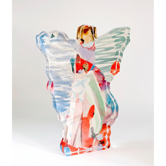 Violet Acrylic Angel | Large
