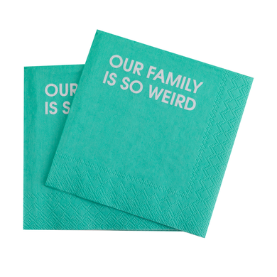 Our Family is So Weird Napkins