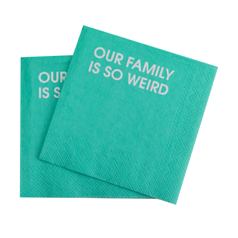 Our Family is So Weird Napkins