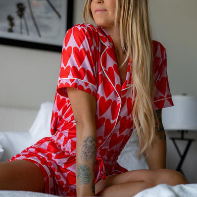 Red Hearts Loungewear