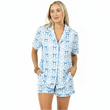 Light Blue Mini Bows Pajamas