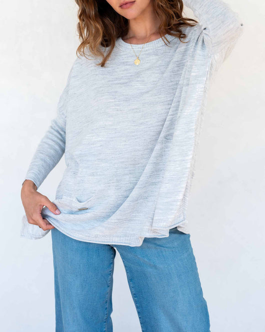 Catalina Sweater | Ash Grey