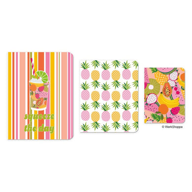 Squeeze The Day Stitched Notebook Set