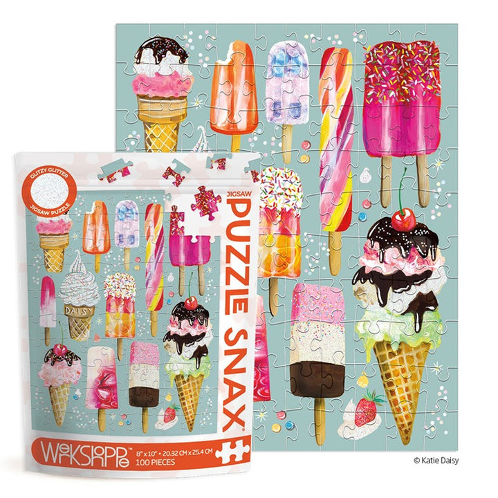 Ice Cream & Pops 100 Puzzle Snax