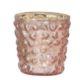 Pink Mercury Votive Holder