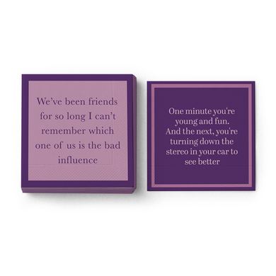 Drinks on Me Napkin | Young + Fun
