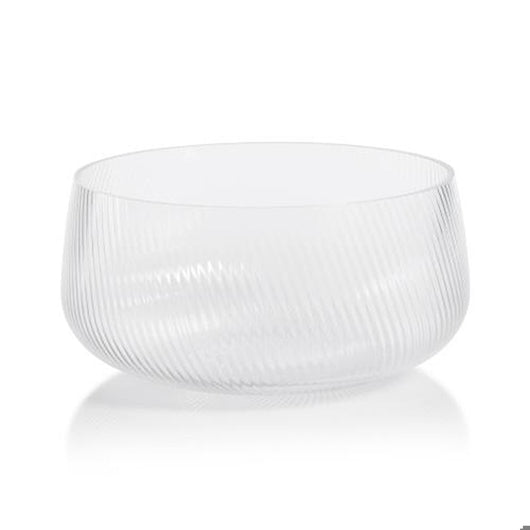 Connaught Rippled Glass Bowl | 10.75