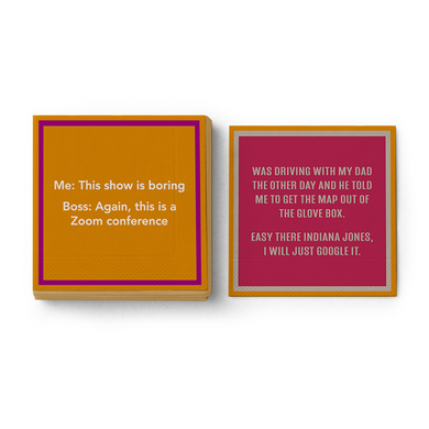 Drinks on Me Napkin | Zoom