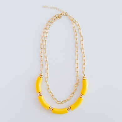 Holly Necklace • Yellow