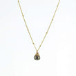 Trinket Stone Necklace | Gold
