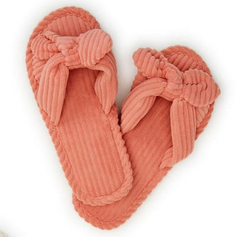 Bow Cloth Slippers