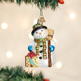Gleeful Snowman Ornament