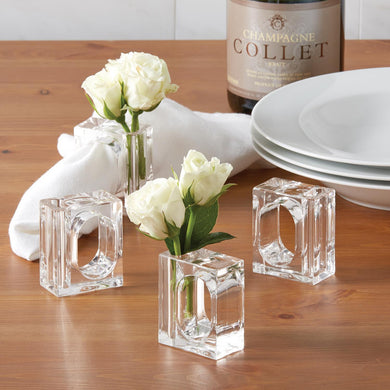 A La Carte Napkin Holder + Vase | Set of 4