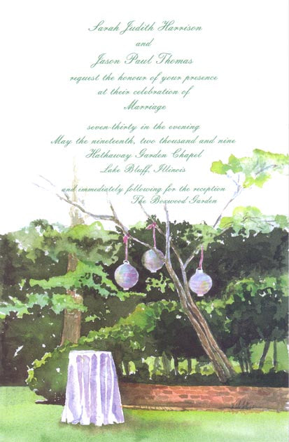 Hush Twilight Invitation