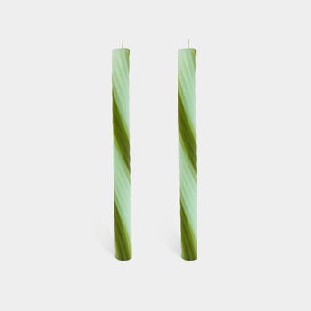 Rope Candle Sticks | Green