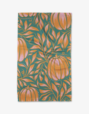 Geometry Kitchen Towel | Happy Pumpkins