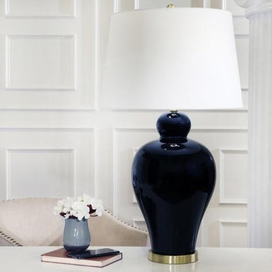 Black Urn Table Lamp