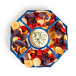 Blue Bamboo Octagonal Chip and Dip