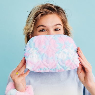 Tie Dye Smile Cosmetic Bag