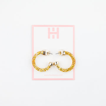 Hoo Hoops | Gold Glitter