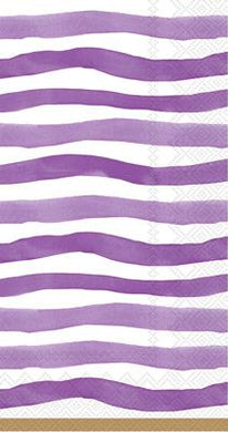 Purple Wavy Napkins | IHR