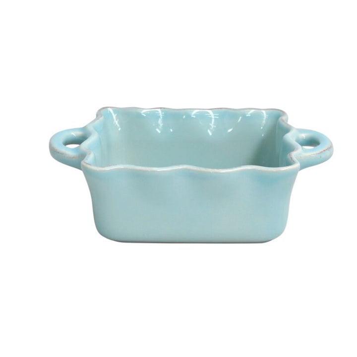 Square Ruffled Baker | Blue