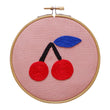 Cherry Hoop Embroidery Kit