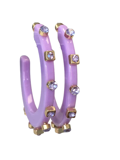 City Girl Hoop | Violet