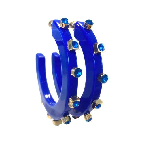 City Girl Hoop | Indigo Blue
