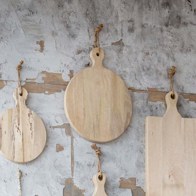 Wooden Cutting Board | Round