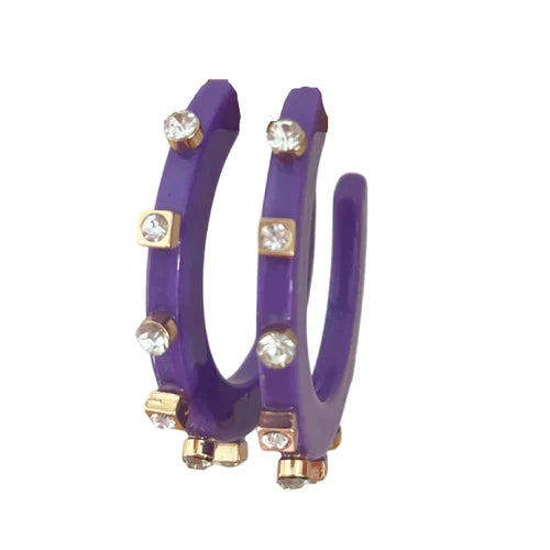 City Girl Hoop | Purple