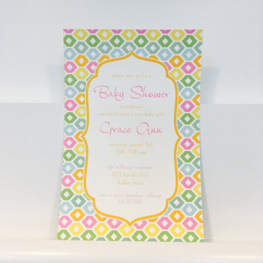 Multi Diamond Invitation